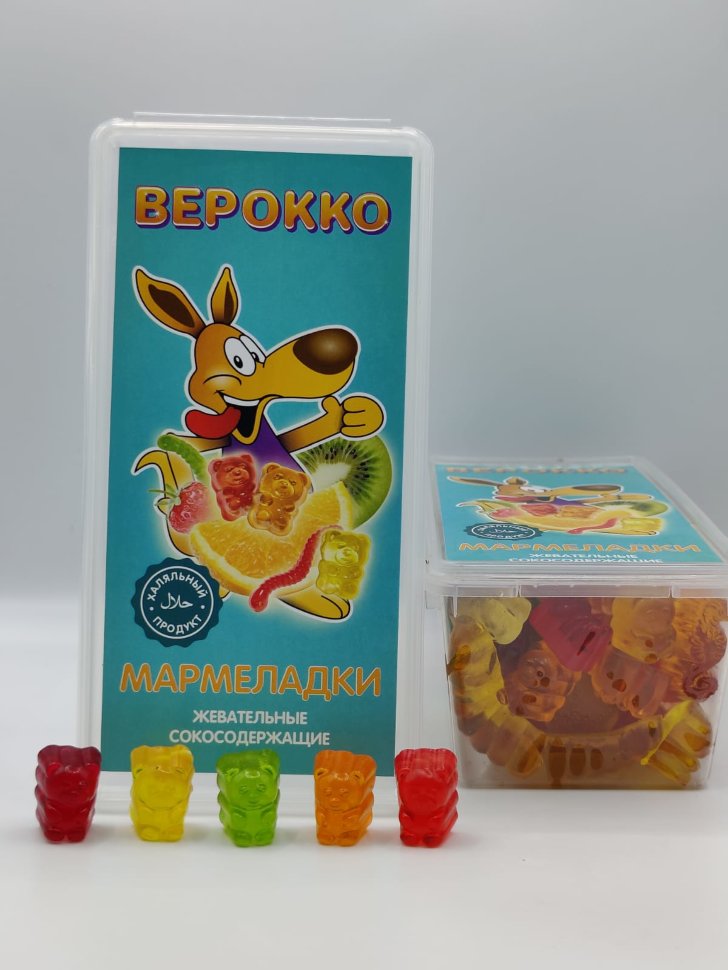  Жевательный мармелад Мишки фруктовые, 250г   в Дубне