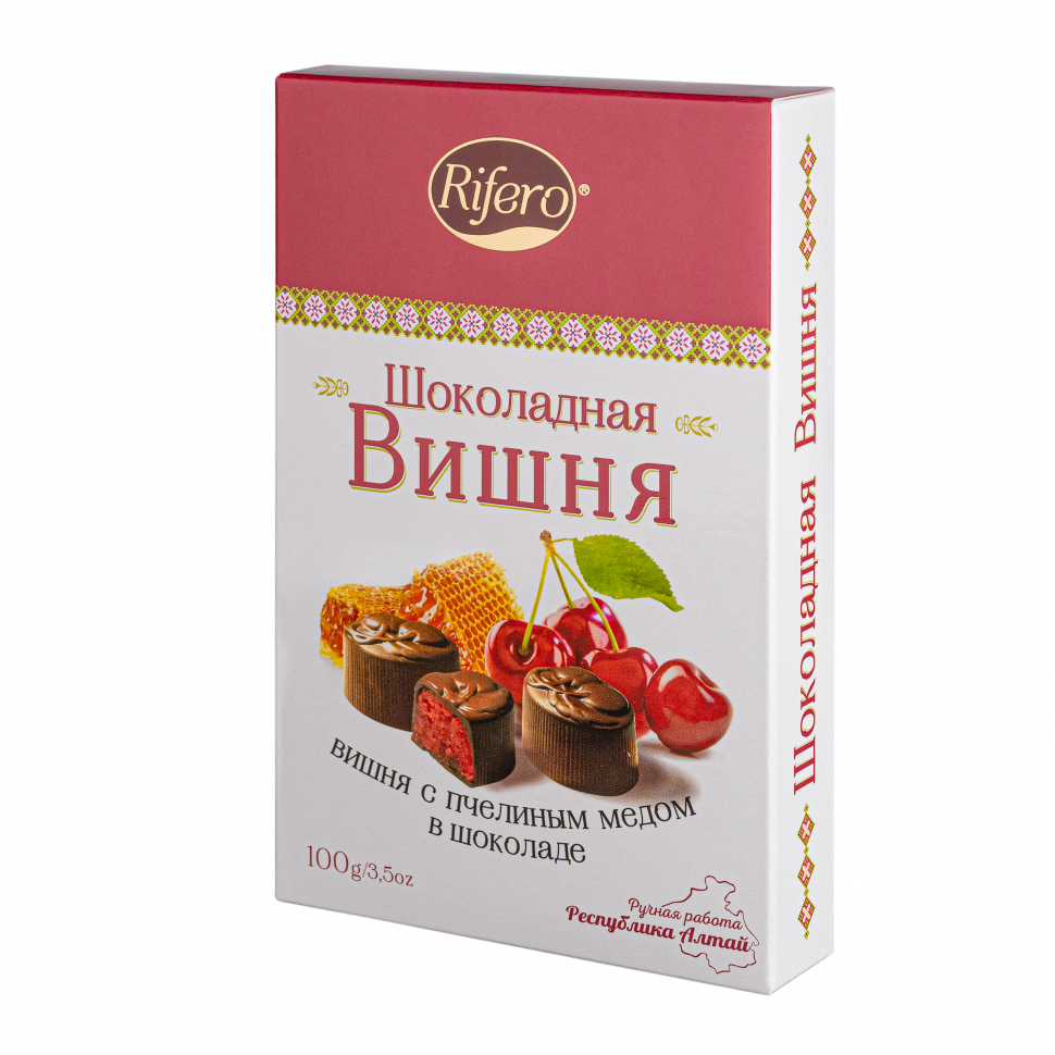  Риф и ко Конфеты "Шоколадная ВИШНЯ" 100г  в Дубне