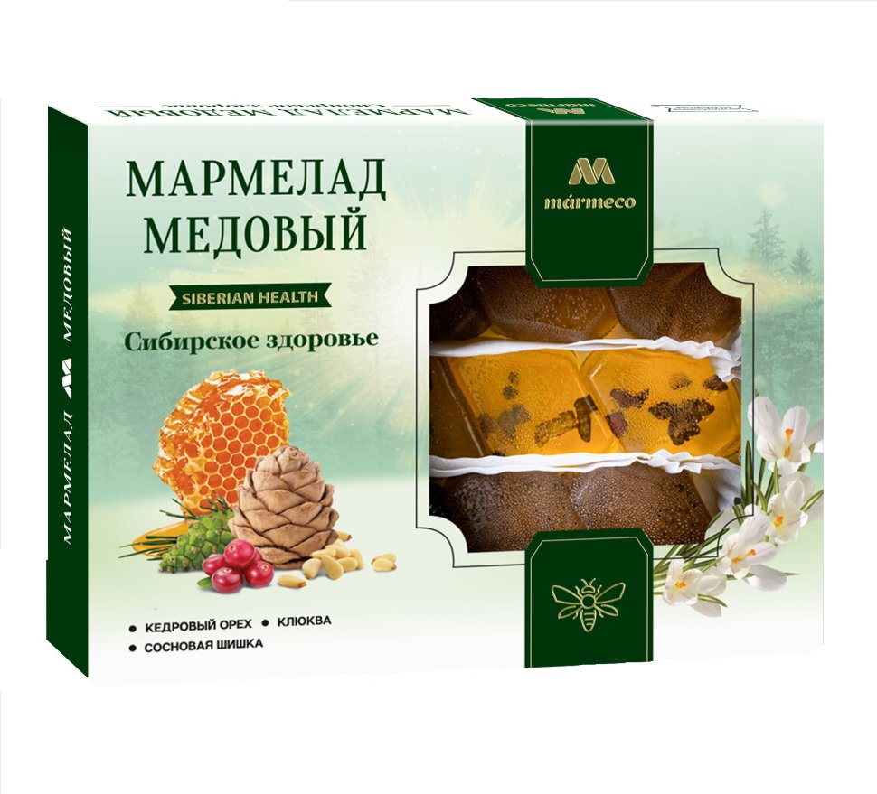  Мармелад медовый "Сибирское здоровье" без сахара 200г  в Дубне
