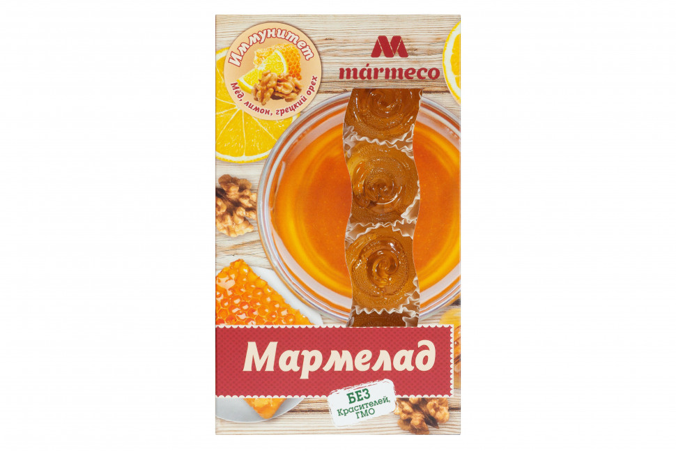  Мармелад "Иммунитет"  Мёд, лимон, грецкий орех, 180г  в Дубне